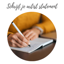 Schrijf je artist statement